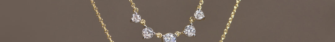 Duo Layered Diamond Necklace