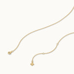 Double Layered Solitaire Necklace, 14K Gold Vermeil, 1 ct Lab Grown Diamond-7