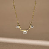 Arc Diamond Necklace