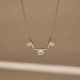 Arc Diamond Necklace