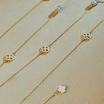 White Cera Diamond Long Necklace, 14K Gold Vermeil, 5/8 ct Lab Grown Diamond-6