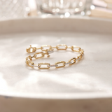 Interlinked Diamond Paperclip Bracelet, 14K Gold Vermeil, 1/2 ct Lab Grown Diamond-1