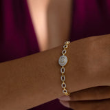 Golden Aura Link Bracelet