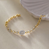 Golden Aura Link Bracelet