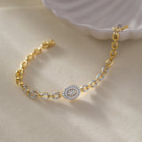 Golden Aura Link Bracelet