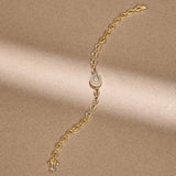 Golden Aura Link Bracelet