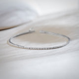 Classic Diamond Tennis Bracelet, 10K Solid Gold, 1 ct Lab Grown Diamond-6