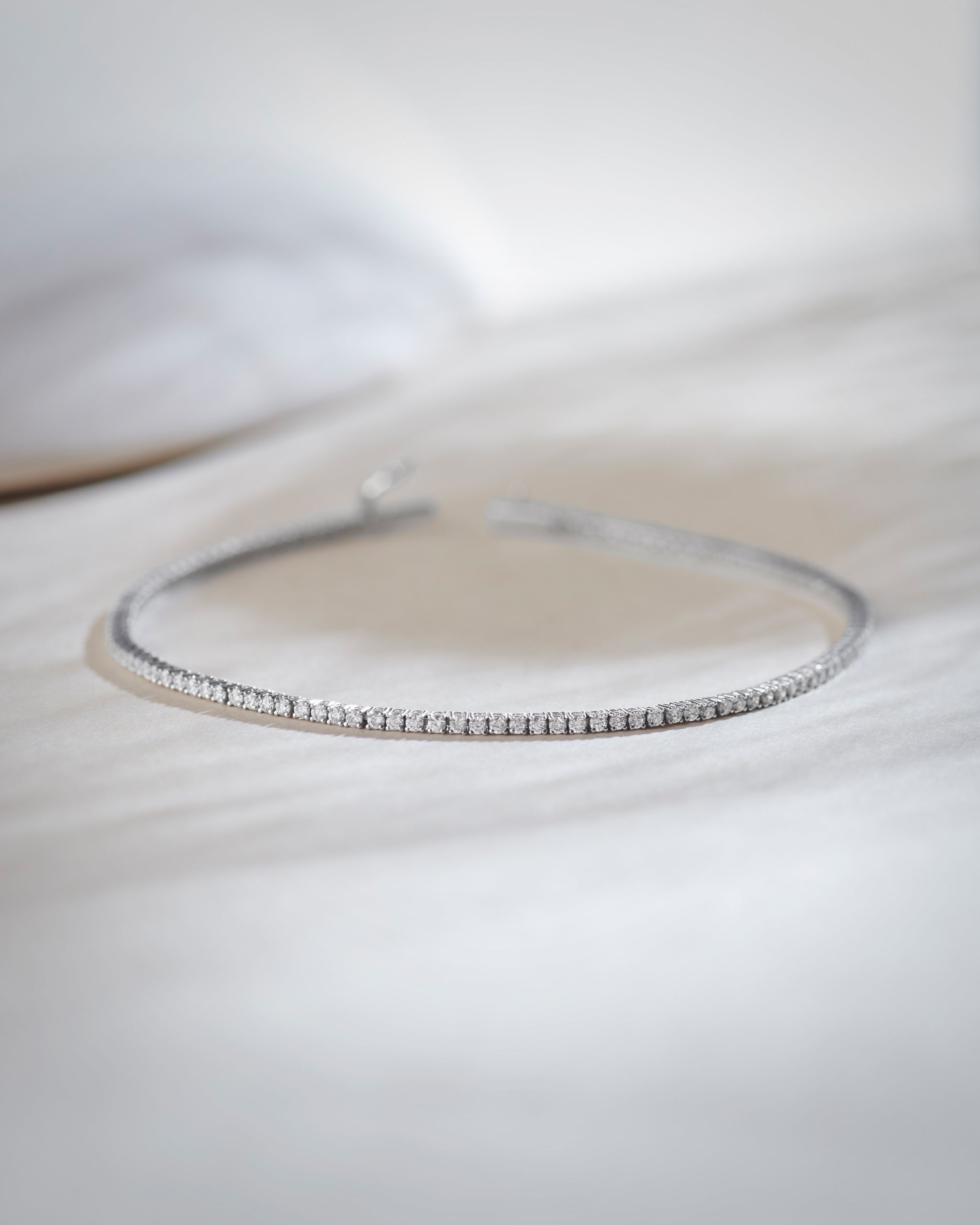 Classic Diamond Tennis Bracelet, 10K Solid Gold, 1 ct Lab Grown Diamond-6