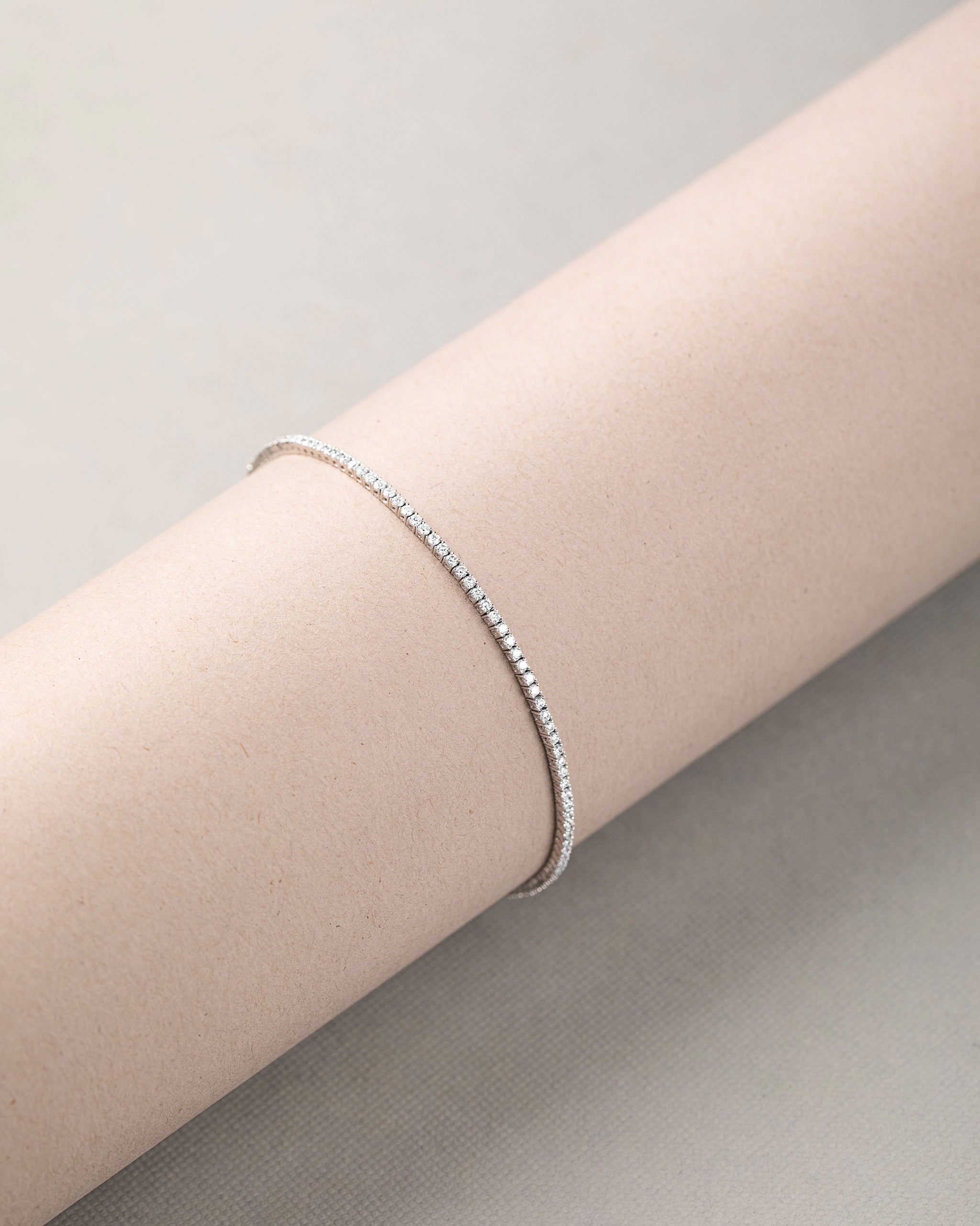 Classic Diamond Tennis Bracelet, 10K Solid Gold, 1 ct Lab Grown Diamond-3