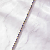 Created Blue Sapphire Tennis Bracelet