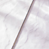 Created Blue Sapphire Tennis Bracelet