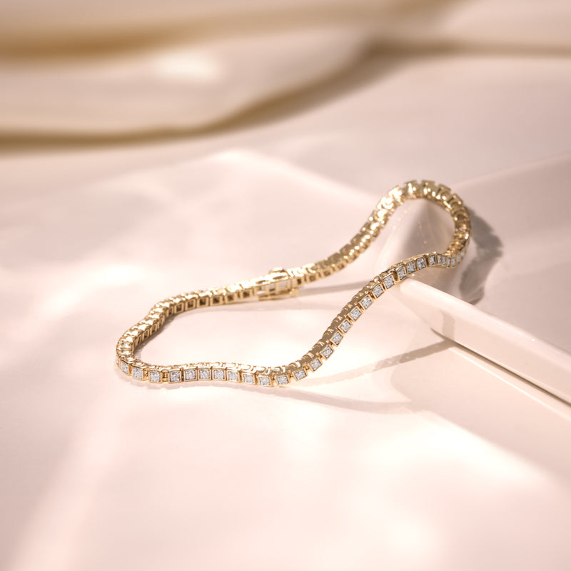 Chic Diamond Classic Tennis Bracelet