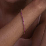 Ruby Tennis Bracelet