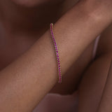 Ruby Tennis Bracelet