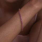 Ruby Tennis Bracelet