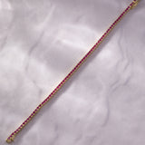 Ruby Tennis Bracelet