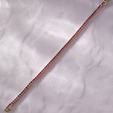 Ruby Tennis Bracelet