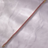 Ruby Tennis Bracelet
