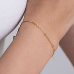 Sphere Station Bracelet, 14K Gold Vermeil-2