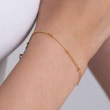 Sphere Station Bracelet, 14K Gold Vermeil-2