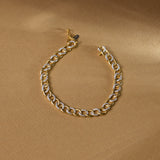 Cuban Glam Diamond Bracelet