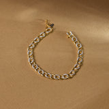Cuban Glam Diamond Bracelet