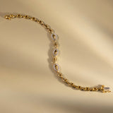 Radiant Sway Diamond Bracelet