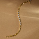 Twinkle Link Diamond Bracelet