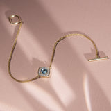 Modish Gem Toggle Bracelet