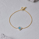 Modish Gem Toggle Bracelet