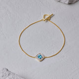 Modish Gem Toggle Bracelet