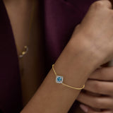 Modish Gem Toggle Bracelet