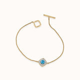 Modish Gem Toggle Bracelet