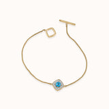 Modish Gem Toggle Bracelet