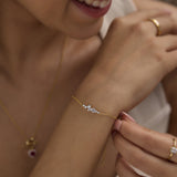 Shine Wave Diamond Bracelet