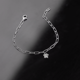 Paw Charm Diamond Bracelet