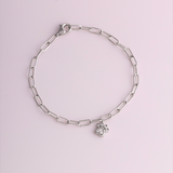 Paw Charm Diamond Bracelet
