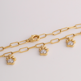 Dangle Paw Diamond Bracelet