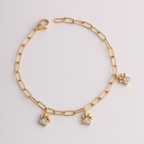Dangle Paw Diamond Bracelet