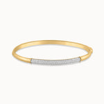 Dome Pave Diamond Oval Bracelet, 14K Solid Gold, 5/8 ct Lab Grown Diamond-3