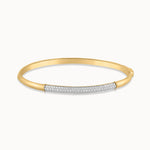 Dome Pave Diamond Oval Bracelet, 14K Gold Vermeil, 5/8 ct Lab Grown Diamond-3