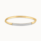 Dome Pave Diamond Oval Bracelet, 14K Gold Vermeil, 5/8 ct Lab Grown Diamond-3