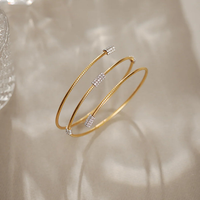 Flexible Wrap Around Diamond Bracelet
