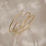 Flexible Wrap Around Diamond Bracelet, 14K Gold Vermeil, 7/8 ct Lab Grown Diamond-5