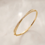 Entwine Diamond Oval Bracelet, 14K Solid Gold, 1 ct Lab Grown Diamond-4
