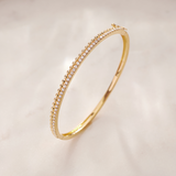 Beaded Oval Diamond Bracelet, 14K Gold Vermeil, 7/8 ct Lab Grown Diamond-4