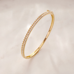 Beaded Oval Diamond Bracelet, 14K Solid Gold, 7/8 ct Lab Grown Diamond-4