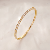 Beaded Oval Diamond Bracelet, 14K Solid Gold, 7/8 ct Lab Grown Diamond-4