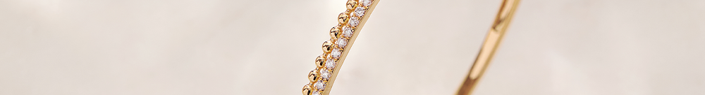 Beaded Oval Diamond Bracelet, 14K Solid Gold, 7/8 ct Lab Grown Diamond-1