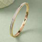 Classic Diamond Oval Bracelet, 14K Gold Vermeil, 7/8 ct Lab Grown Diamond-5